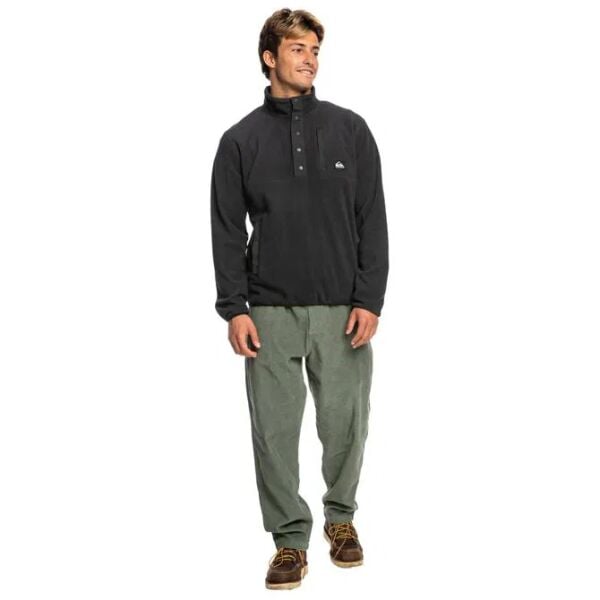 Quiksilver No Destınatıon 2 Half Snap Polar Siyah - XL