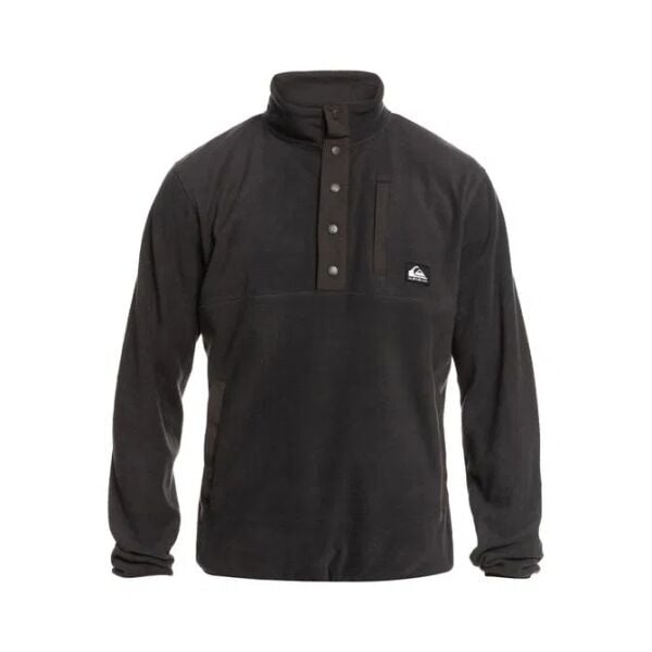 Quiksilver No Destınatıon 2 Half Snap Polar Siyah - XL