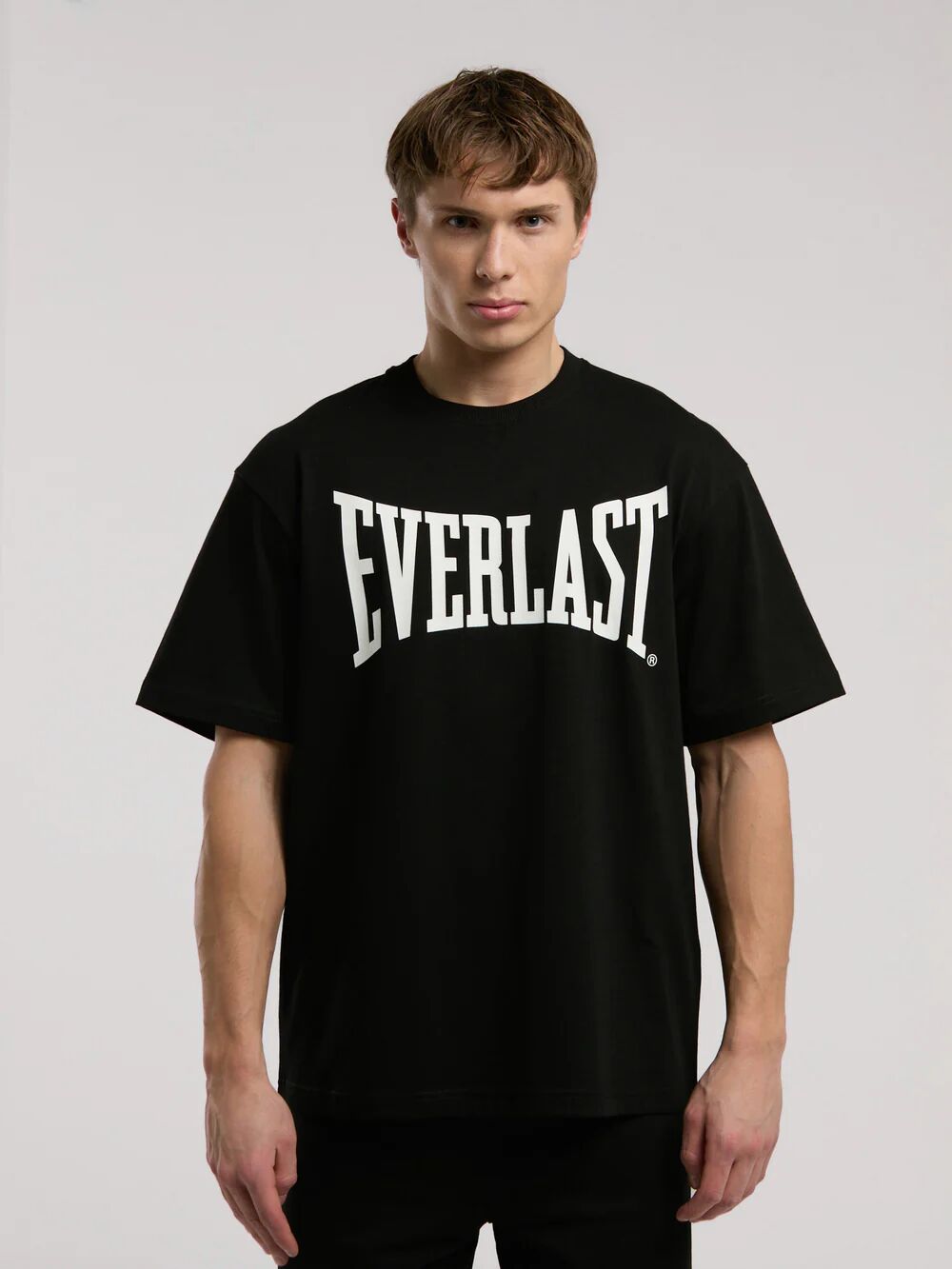 Ever Classics Comfort Logo Erkek Tişört TM0045 Siyah - XXL