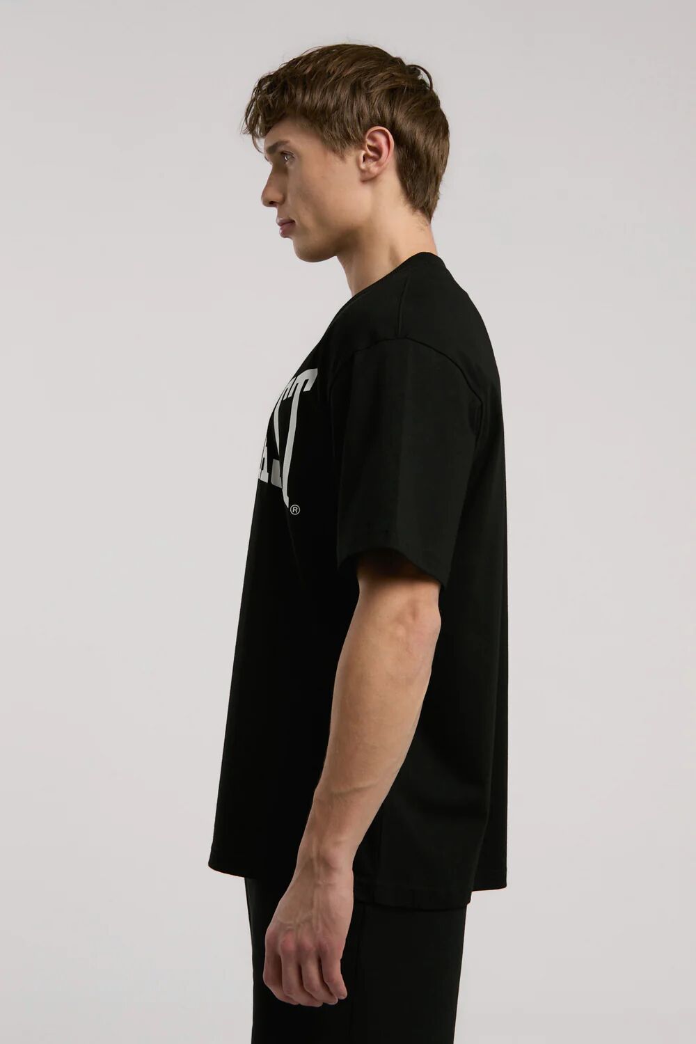 Ever Classics Comfort Logo Erkek Tişört TM0045 Siyah - XXL