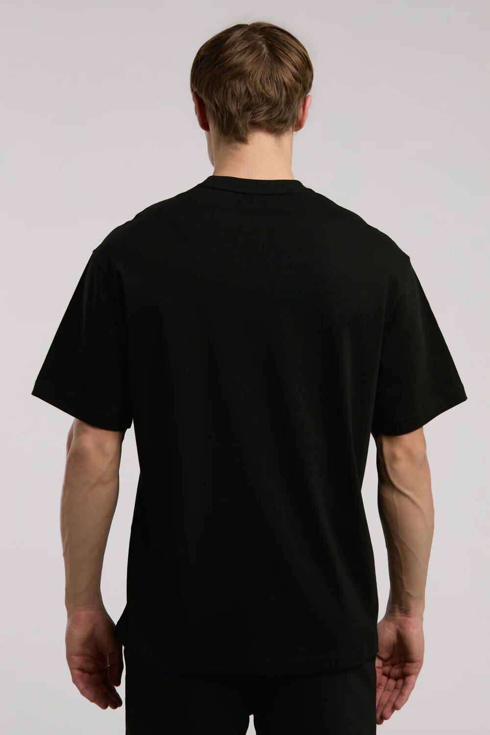 Ever Classics Comfort Logo Erkek Tişört TM0045 Siyah - XXL