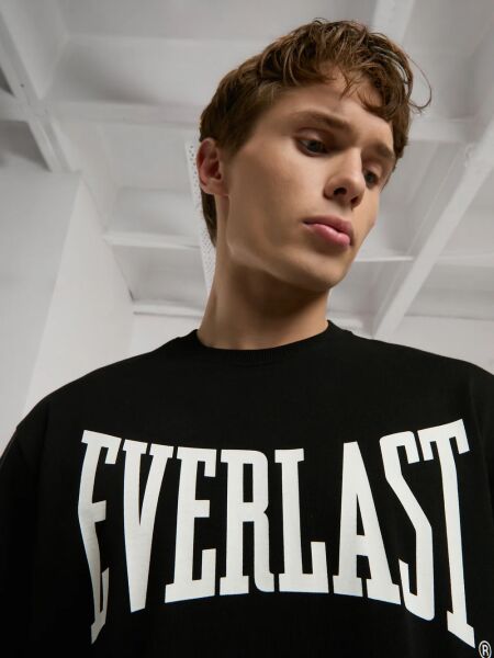 Ever Classics Comfort Logo Erkek Tişört TM0045 Siyah - XXL