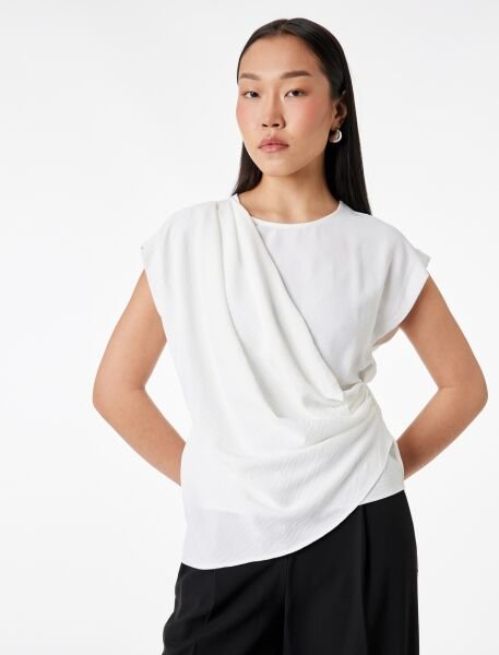 Koton Kırık Beyaz Bluz 6Sak60016Uw Beyaz - 44