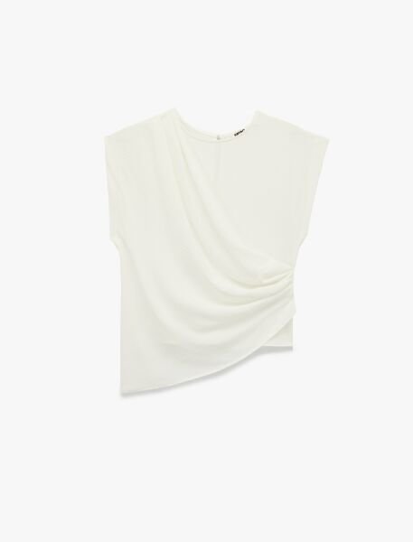 Koton Kırık Beyaz Bluz 6Sak60016Uw Beyaz - 44