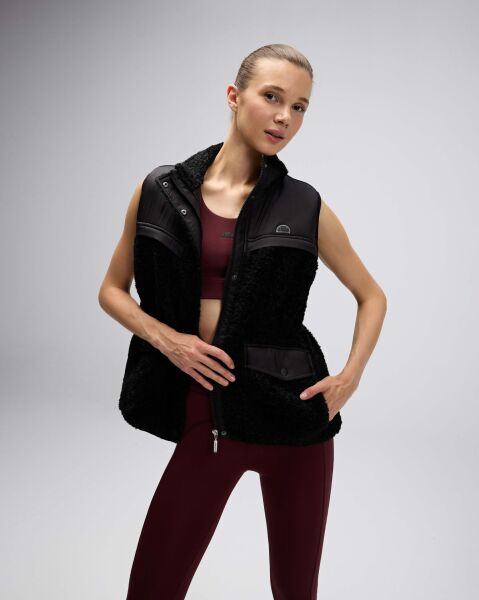 Ellesse Fleece Yelek EF545 Siyah - XS