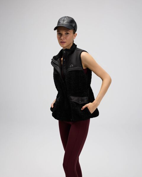 Ellesse Fleece Yelek EF545 Siyah - XS