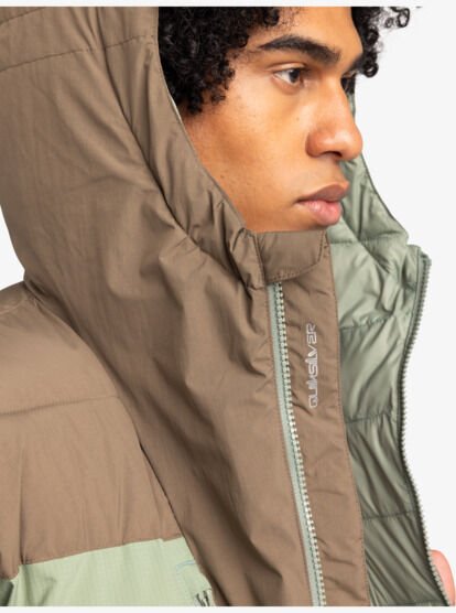 Quiksilver NOMAD JACKET Erkek Mont Turkuaz - L