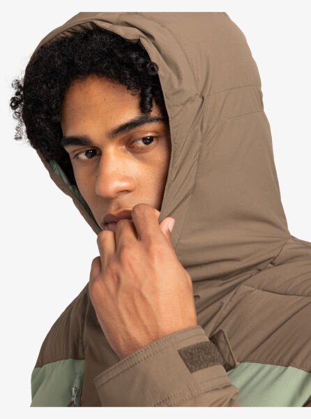 Quiksilver NOMAD JACKET Erkek Mont Turkuaz - XXL