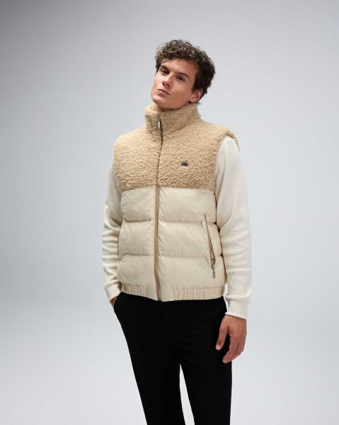 Ellesse Erkek Dolgulu Polar Yelek EM532 XXL - Bej