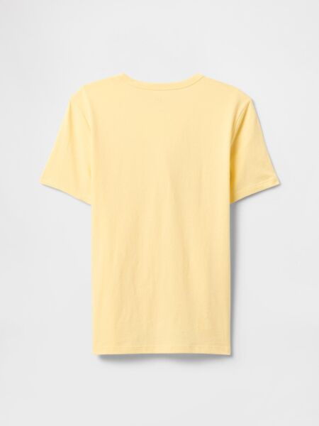 Gap Erkek Çocuk T-shirt V-FRCH LOGO ARCH TEE Mavi - L