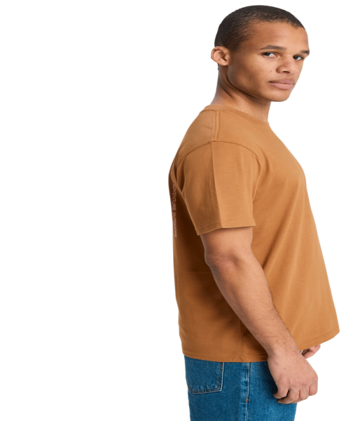 QUİCKSİLVER ERKEK T-SHIRT EQYZT08264 XL - Tobacco Brown - Solid