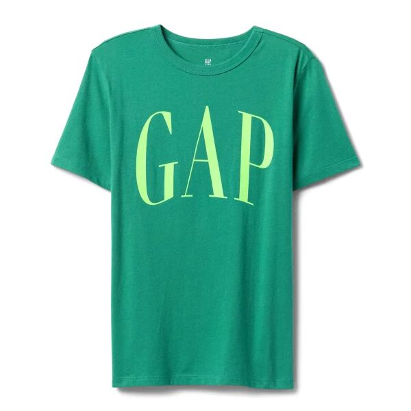 Gap Erkek Çocuk T-shirt V-FRCH LOGO ARCH TEE Yeşil - L