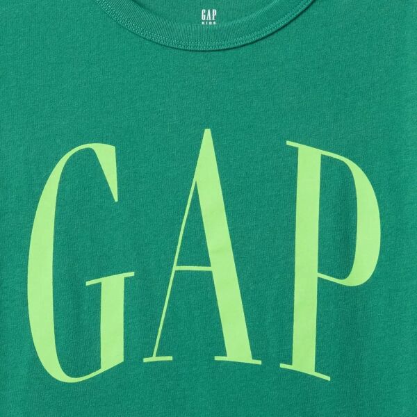 Gap Erkek Çocuk T-shirt V-FRCH LOGO ARCH TEE Yeşil - L