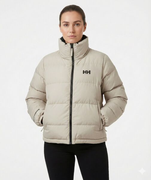 HELLY HANSEN Yu 23 Reversible Puffer Kadın Mont Krem - S
