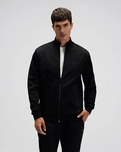 Ellesse Erkek Fermuarlı Sweat EM545 XXL - Siyah