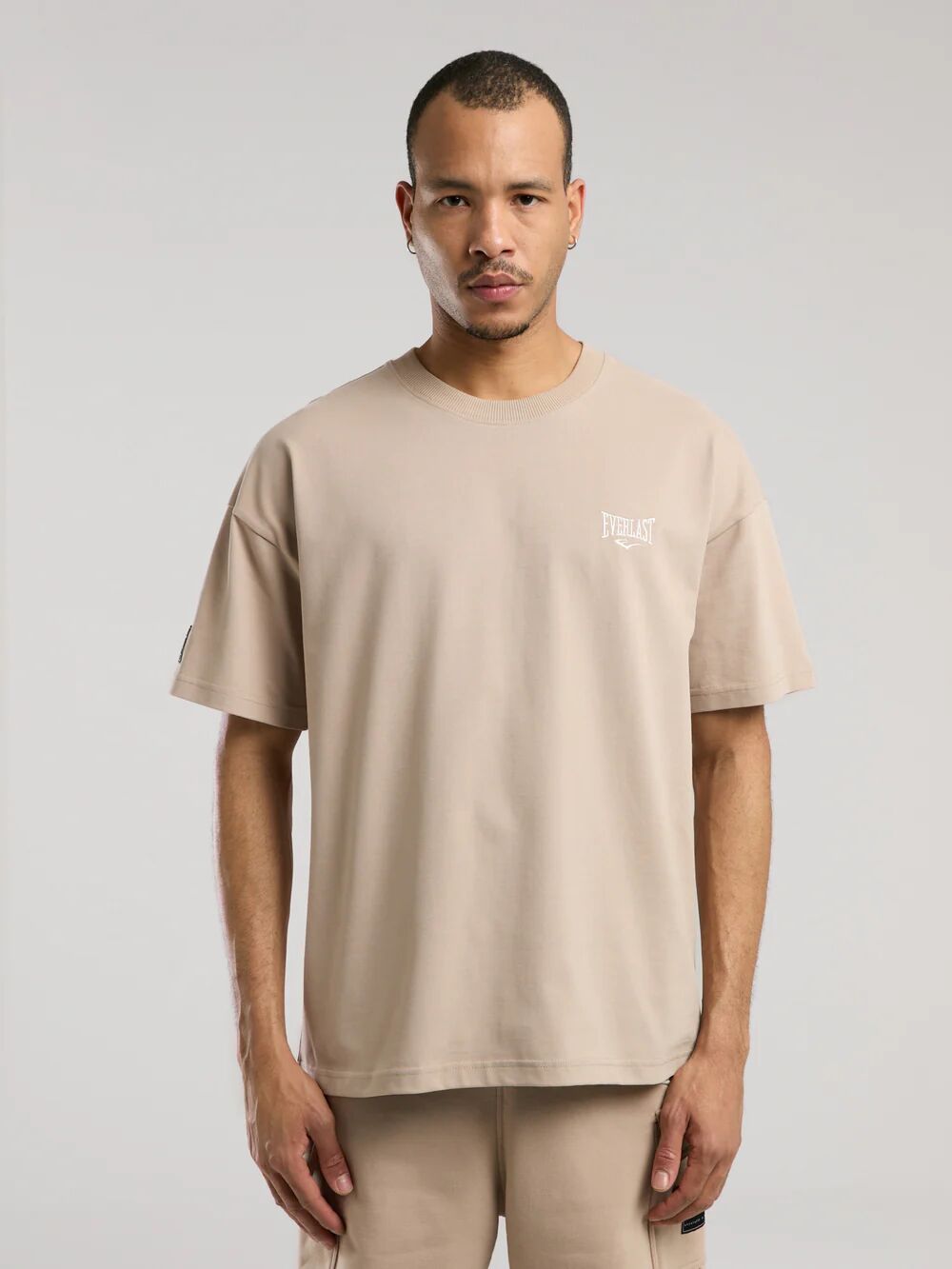 Ever Essentials Oversize Erkek Tişört TM0036 Kum - S