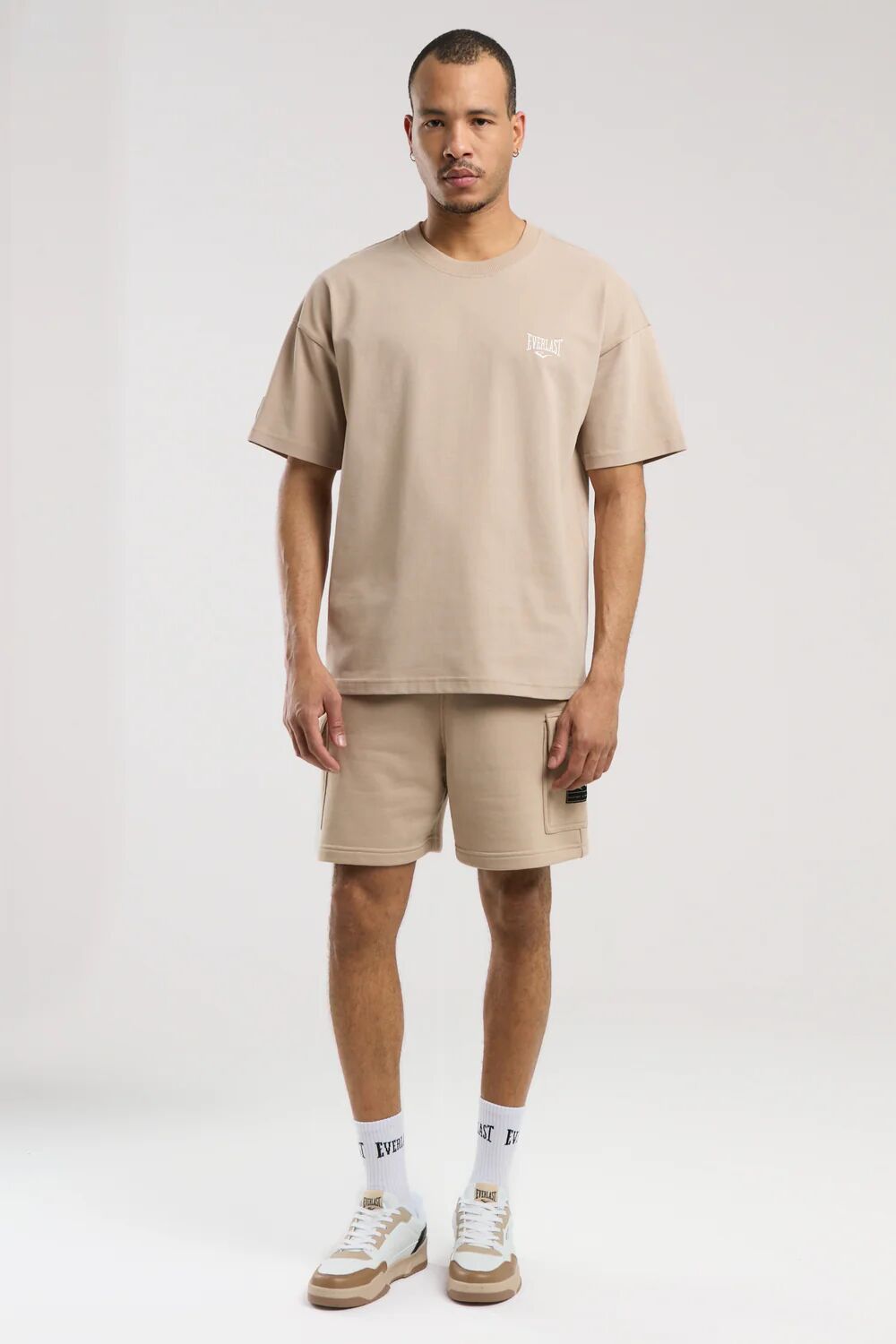 Ever Essentials Oversize Erkek Tişört TM0036 Kum - S