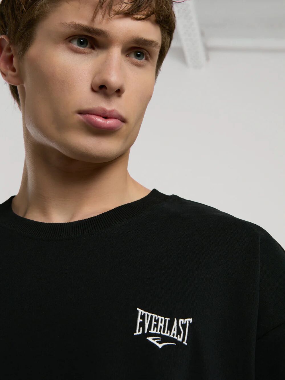 Ever Essentials Oversize Erkek Tişört TM0036 Siyah - S