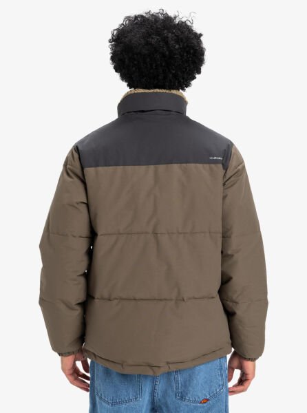 Quiksilver WILD MOUNTAIN JACKET Erkek Mont Kahverengi - XL