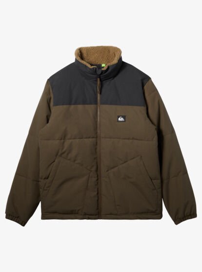 Quiksilver WILD MOUNTAIN JACKET Erkek Mont Kahverengi - XL