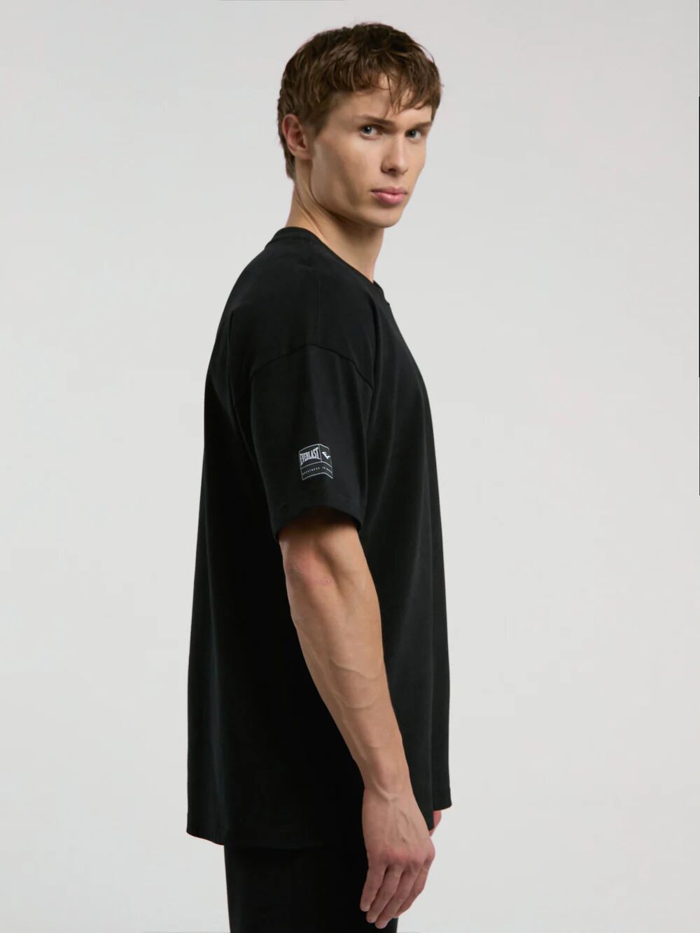 Ever Essentials Oversize Erkek Tişört TM0036 Siyah - L