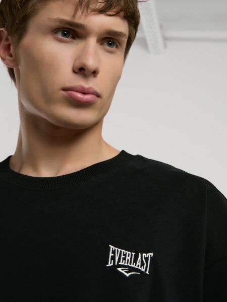 Ever Essentials Oversize Erkek Tişört TM0036 Siyah - L