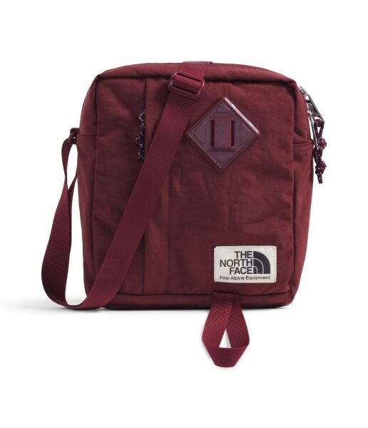 The North Face Berkeley Crossbody Unisex Omuz Çantası Siyah Bordo - Tek Beden