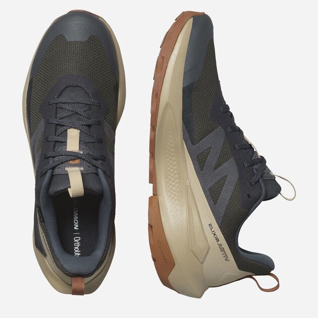 Salomon Elixir Activ Gore-Tex Erkek Outdoor Ayakkabı Krem - 42