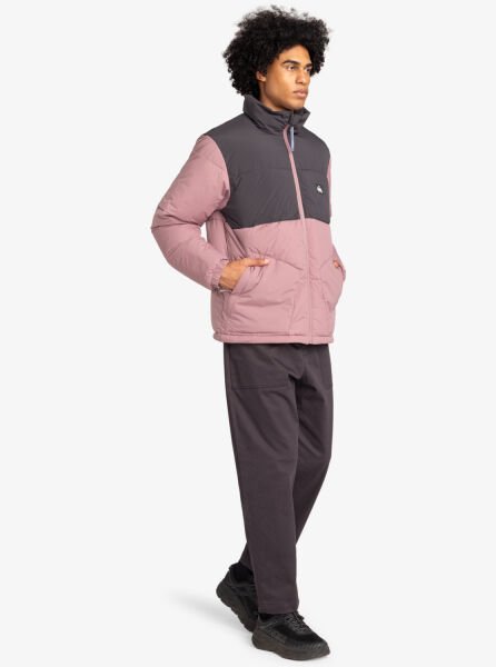 Quiksilver WILD MOUNTAIN TECH JACKET Erkek Mont Lila - S