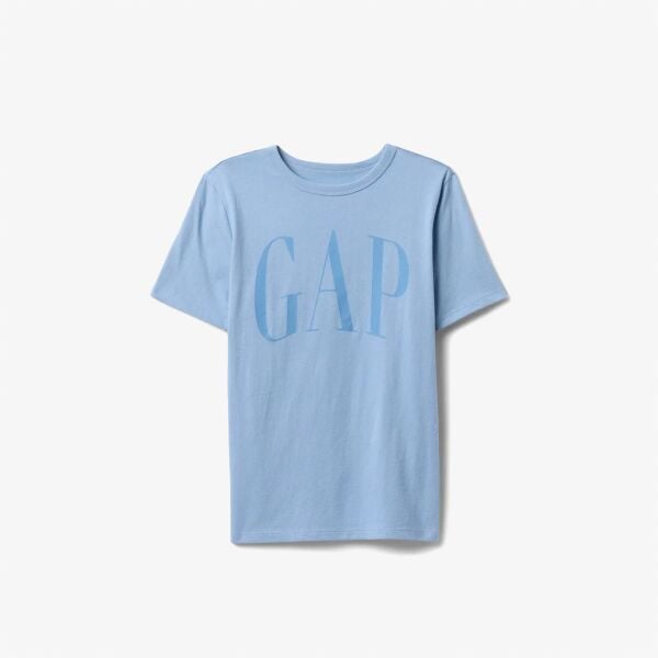 Gap Erkek Çocuk T-shirt V-FRCH LOGO ARCH TEE Mavi - XS