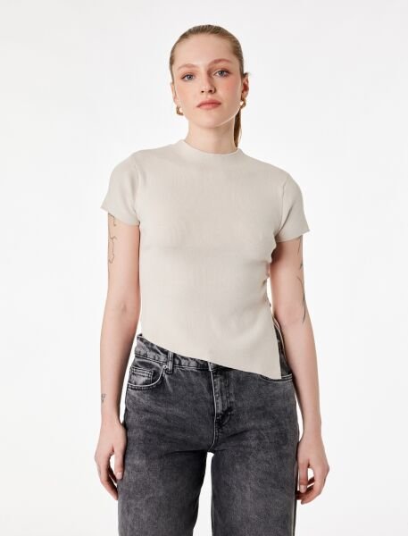 Koton Bej Triko Kazak 6Wak90617Ht XS - Bej