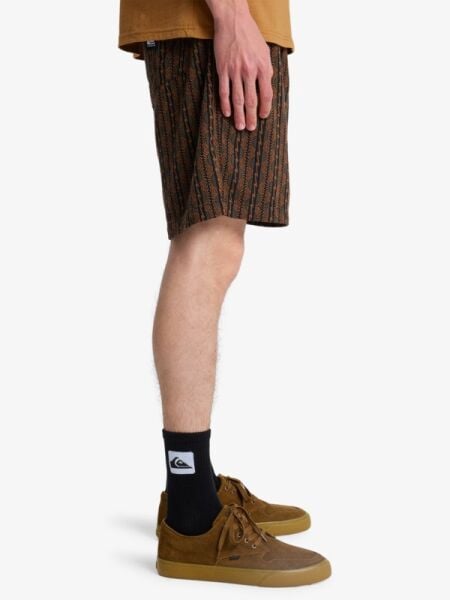 Quicksilver Erkek Şort TAXERJACQUARD EQYWS03909 L - Anthracite - Pattern_1