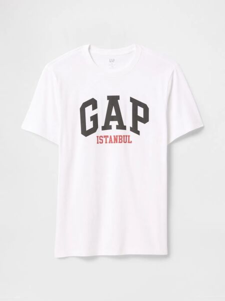 Gap Erkek T-shirt V-FRCH GAP ISTANBUL T Beyaz - XXL
