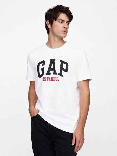 Gap Erkek T-shirt V-FRCH GAP ISTANBUL T Beyaz - M