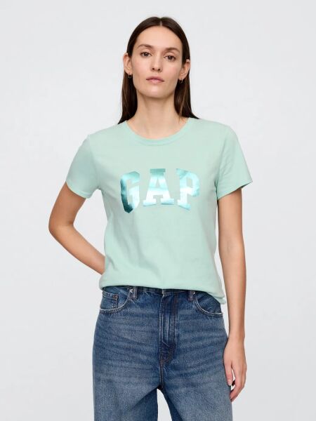 Gap Kadın T-shirt V-SS LOGO CLASSIC TEE