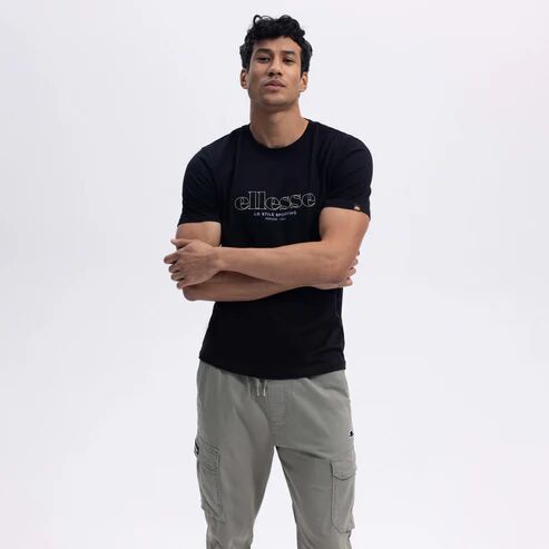 Ellesse Erkek T-shirt M-EM451 Siyah - M