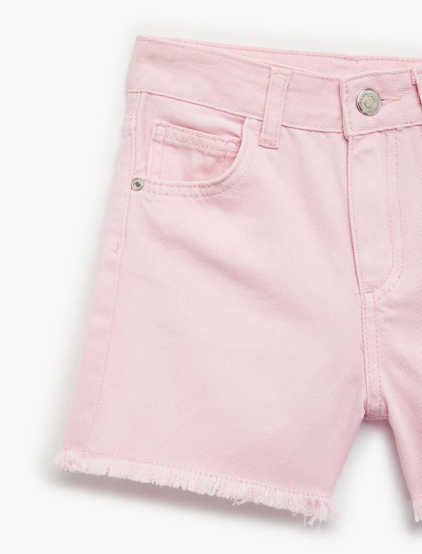 Koton Pembe Şort 6Skg40006Ad Pembe - 9-10