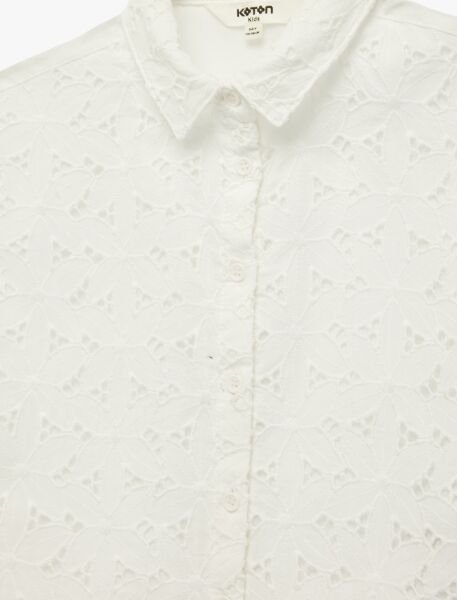 Koton Beyaz Gömlek 6Skg60006Aw Beyaz - 9-10