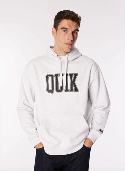 Quiksilver Grıffın Hoodıe Sweatshirt Beyaz - L