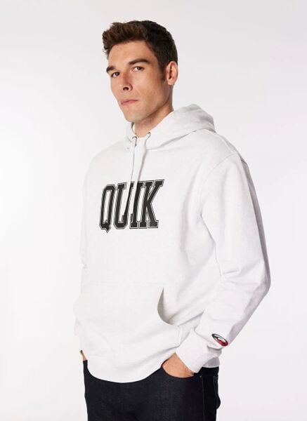 Quiksilver Grıffın Hoodıe Sweatshirt Beyaz - L