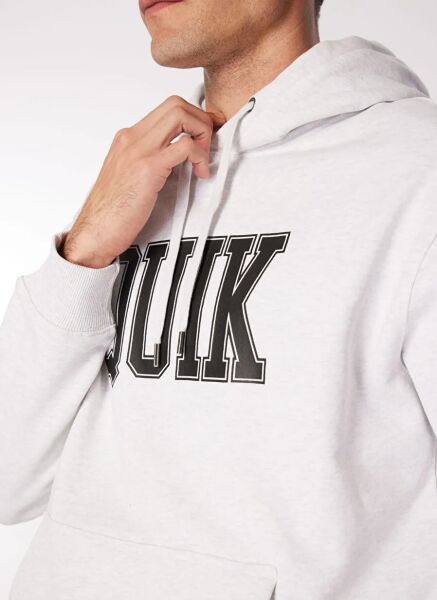 Quiksilver Grıffın Hoodıe Sweatshirt Beyaz - L