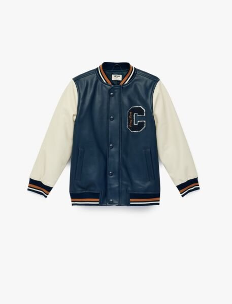 Koton Lacivert Ceket 6Skb20003Tw Lacivert - 9-10