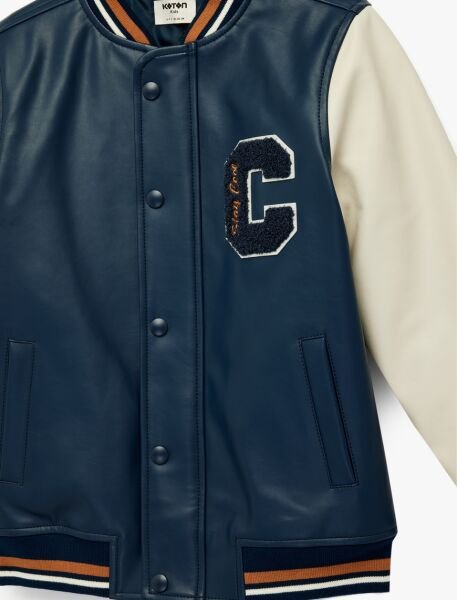 Koton Lacivert Ceket 6Skb20003Tw Lacivert - 9-10