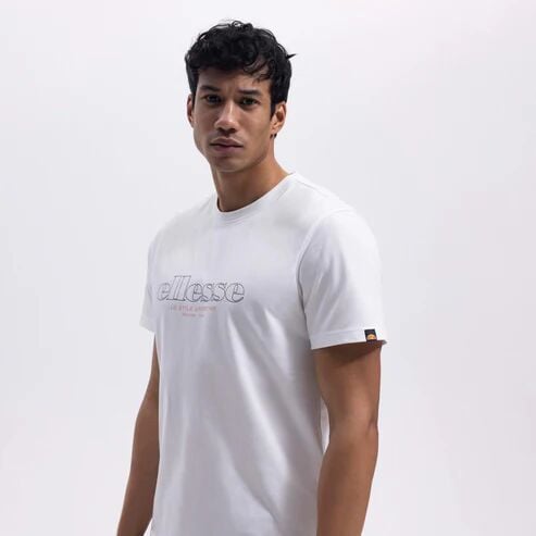 Ellesse Erkek T-shirt M-EM451 Beyaz - XXL