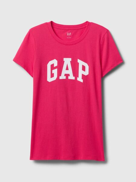 Gap Kadın T-shirt V-SS LOGO CLASSIC TEE Kırmızı - XL