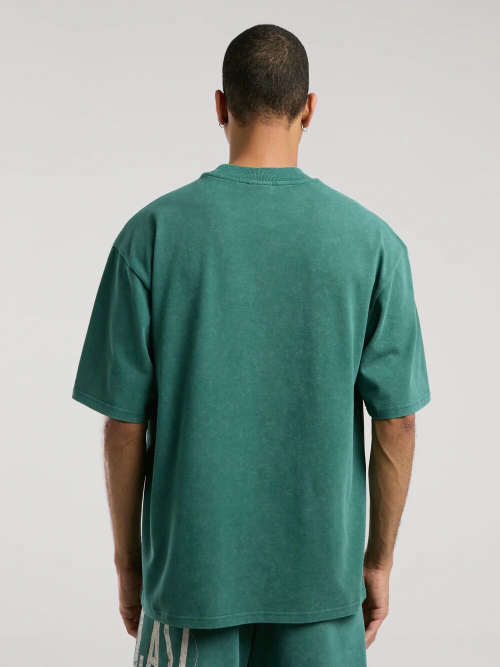 Everlast Authentic Boxing Oversize Erkek Tişört TM0007 Yeşil - L