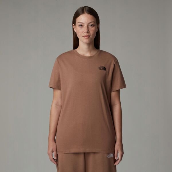 The North Face W Ss Box Nse Relaxed Tee Kadın T-Shirt Beyaz - XS