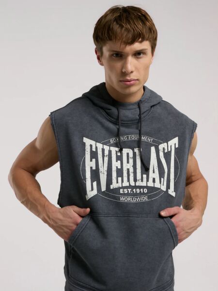 Everlast Authentic Boxing Oversize Kolsuz Erkek Sweatshirt TM0009 Antrasit - M