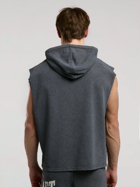 Everlast Authentic Boxing Oversize Kolsuz Erkek Sweatshirt TM0009 Antrasit - XXL