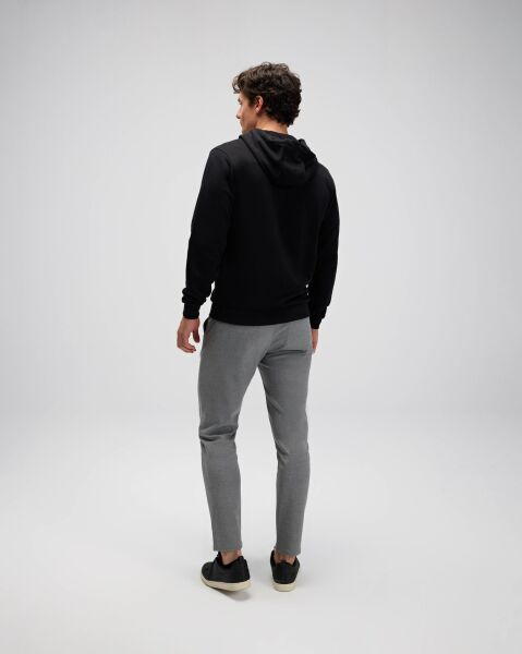 Ellesse Erkek Fermuarlı Kapüşonlu Sweat EM555 Siyah - XXL